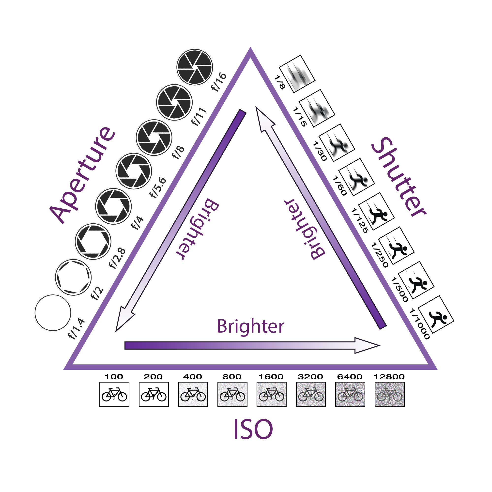 The exposure triangle